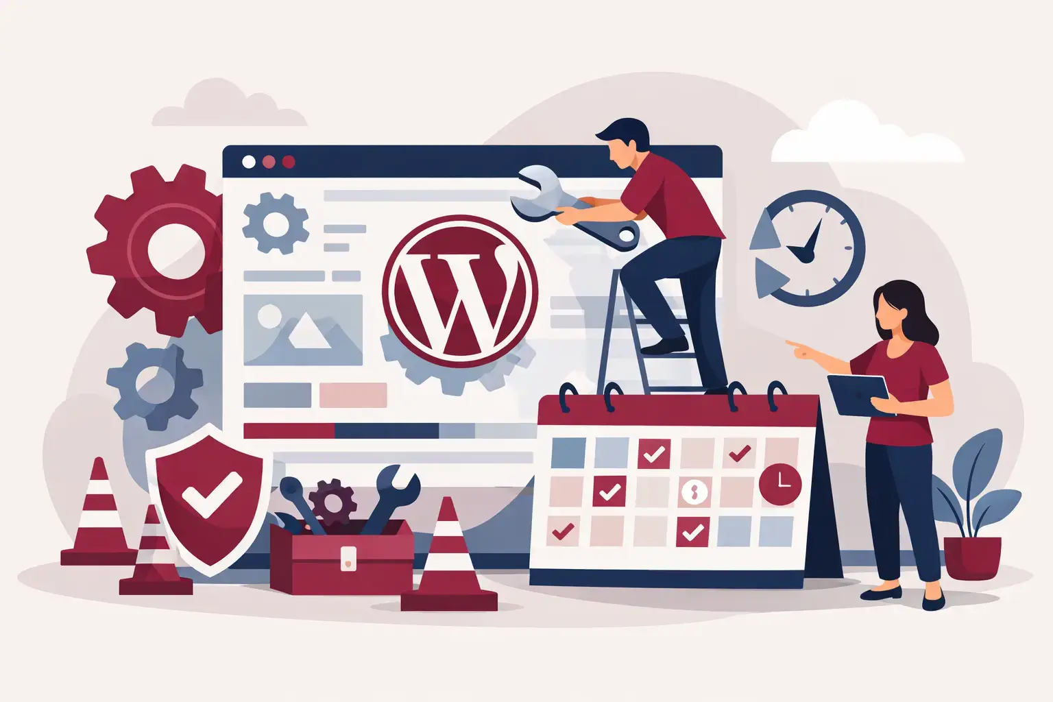 Website Wartung für WordPress richtig planen