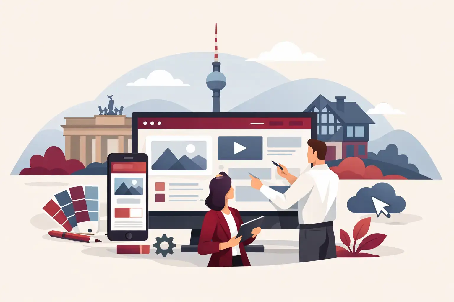 Webdesign für Dienstleister in Deutschland