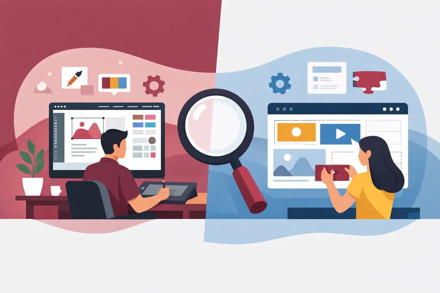 Webdesign oder Baukasten vergleichen