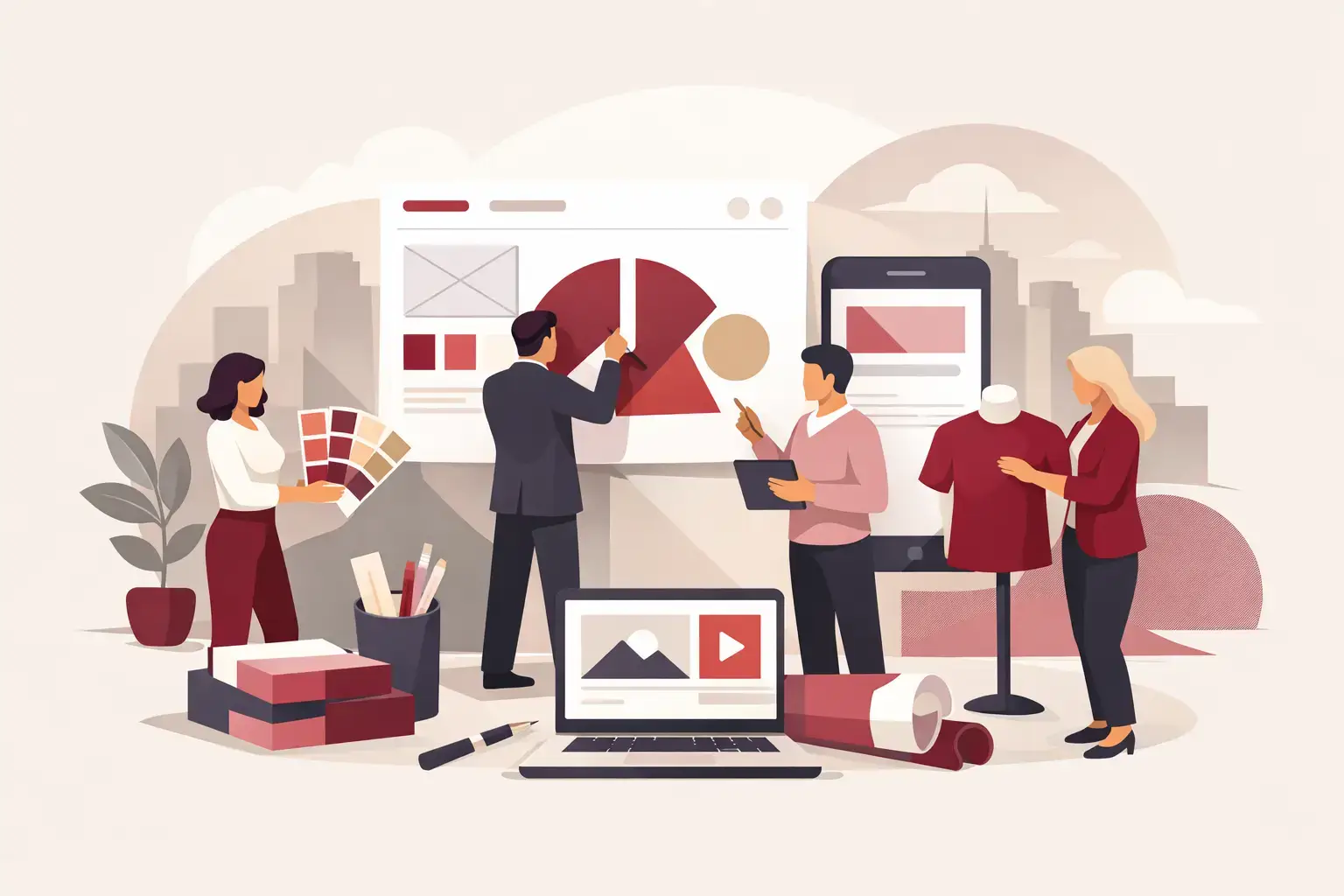 Leitfaden für Corporate Design, das trägt