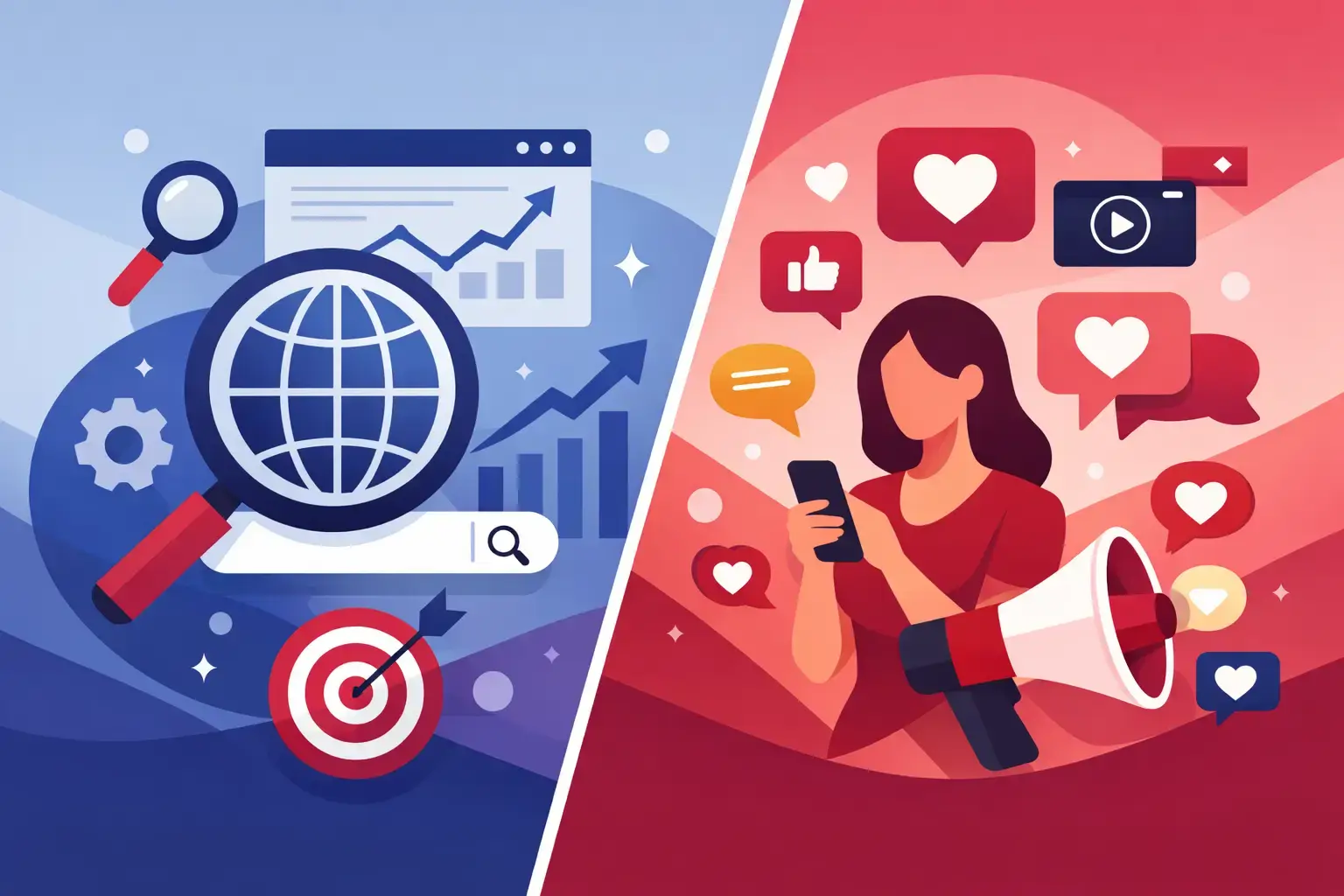 SEO oder Social Media: Was passt zu Ihrem Ziel?