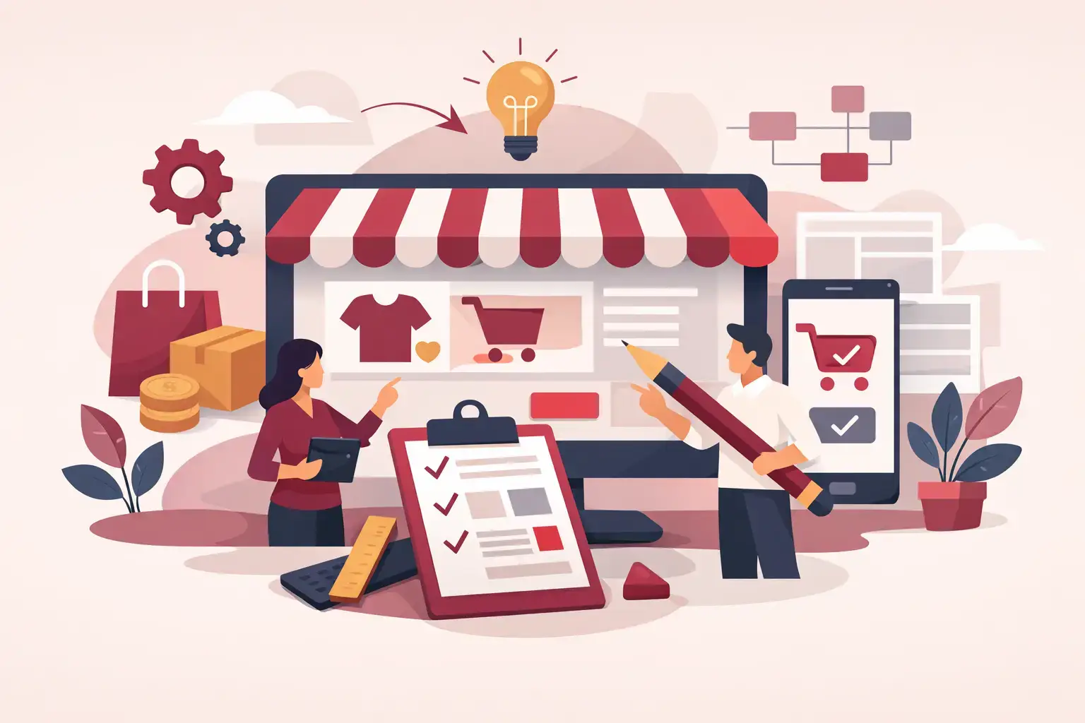 Webshop für Produktverkauf planen
